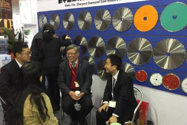 昌利大理石鋸片廈門展會會談